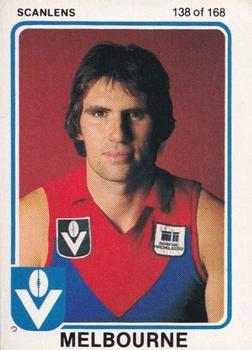 1981 Scanlens VFL #138 Tony Dullard Front